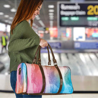 Polynesian Tribal Pattern Patchwork Picturesque Travel Bag Holographic LT7 - Polynesian Pride