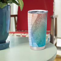 Polynesian Tribal Pattern Patchwork Picturesque Tumbler Cup Holographic LT7 - Polynesian Pride