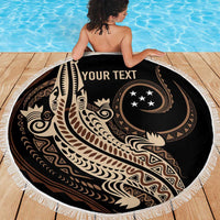 Personalized Solomon Islands Crocodile Beach Blanket Hapi Isles - Independence Anniversary