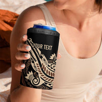 Personalized Solomon Islands Crocodile 4 in 1 Can Cooler Tumbler Hapi Isles - Independence Anniversary