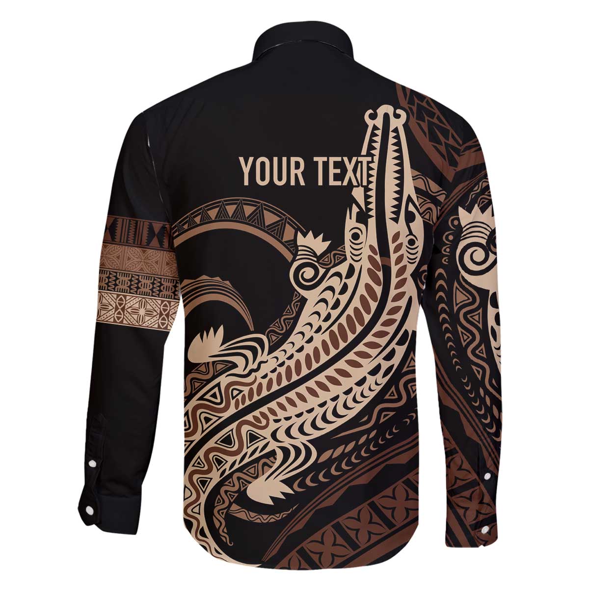 Personalized Solomon Islands Crocodile Family Matching Off The Shoulder Long Sleeve Dress and Hawaiian Shirt Hapi Isles - Independence Anniversary