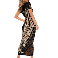 Personalized Solomon Islands Crocodile Family Matching Short Sleeve Bodycon Dress and Hawaiian Shirt Hapi Isles - Independence Anniversary