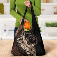 Personalized Solomon Islands Crocodile Grocery Bag Hapi Isles - Independence Anniversary