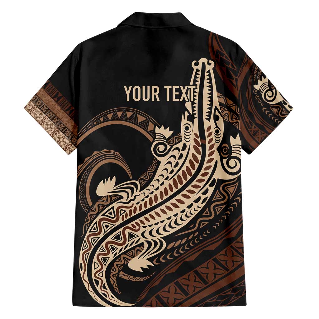 Personalized Solomon Islands Crocodile Hawaiian Shirt Hapi Isles - Independence Anniversary