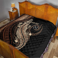 Personalized Solomon Islands Crocodile Quilt Hapi Isles - Independence Anniversary