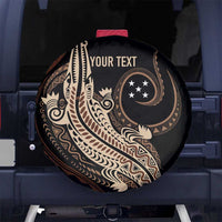 Personalized Solomon Islands Crocodile Spare Tire Cover Hapi Isles - Independence Anniversary