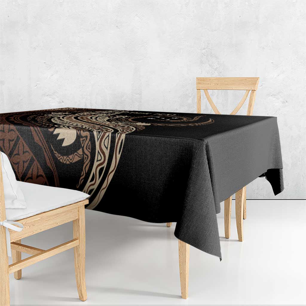 Personalized Solomon Islands Crocodile Tablecloth Hapi Isles - Independence Anniversary