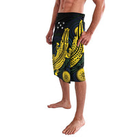 Personalized Solomon Islands Independence Anniversary Lavalava Crocodile Mix Tapa