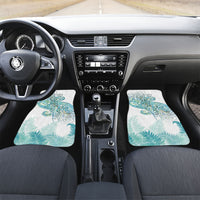 Aotearoa Maori Koru Curves Car Mats Mossy Paua Shell