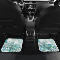 Aotearoa Maori Koru Curves Car Mats Mossy Paua Shell