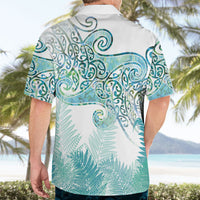 Aotearoa Maori Koru Curves Hawaiian Shirt Mossy Paua Shell LT7 - Polynesian Pride