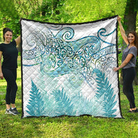 Aotearoa Maori Koru Curves Quilt Mossy Paua Shell LT7 - Polynesian Pride