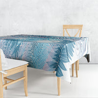 Aotearoa Maori Koru Curves Tablecloth Aqua Paua Shell LT7 - Polynesian Pride