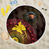 Papua New Guinea Independence Beach Blanket Tapa Circle