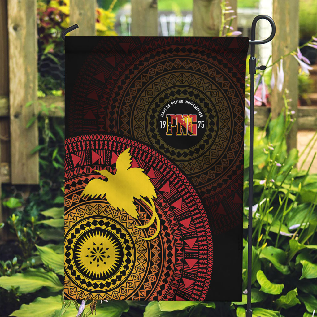 Papua New Guinea Independence Garden Flag Tapa Circle