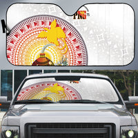 Hapi De Bilong Indipendens Papua New Guinea Auto Sun Shade PNG Lime Pot