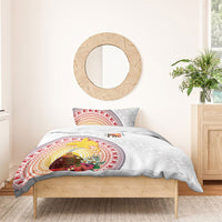 Hapi De Bilong Indipendens Papua New Guinea Bedding Set PNG Lime Pot