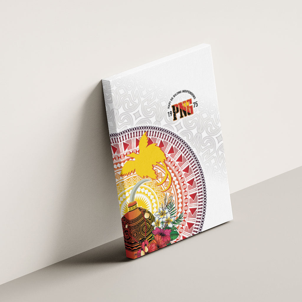 Hapi De Bilong Indipendens Papua New Guinea Canvas Wall Art PNG Lime Pot