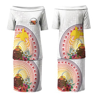Hapi De Bilong Indipendens Papua New Guinea Couples Matching Puletasi and Long Sleeve Button Shirt PNG Lime Pot LT7 - Polynesian Pride
