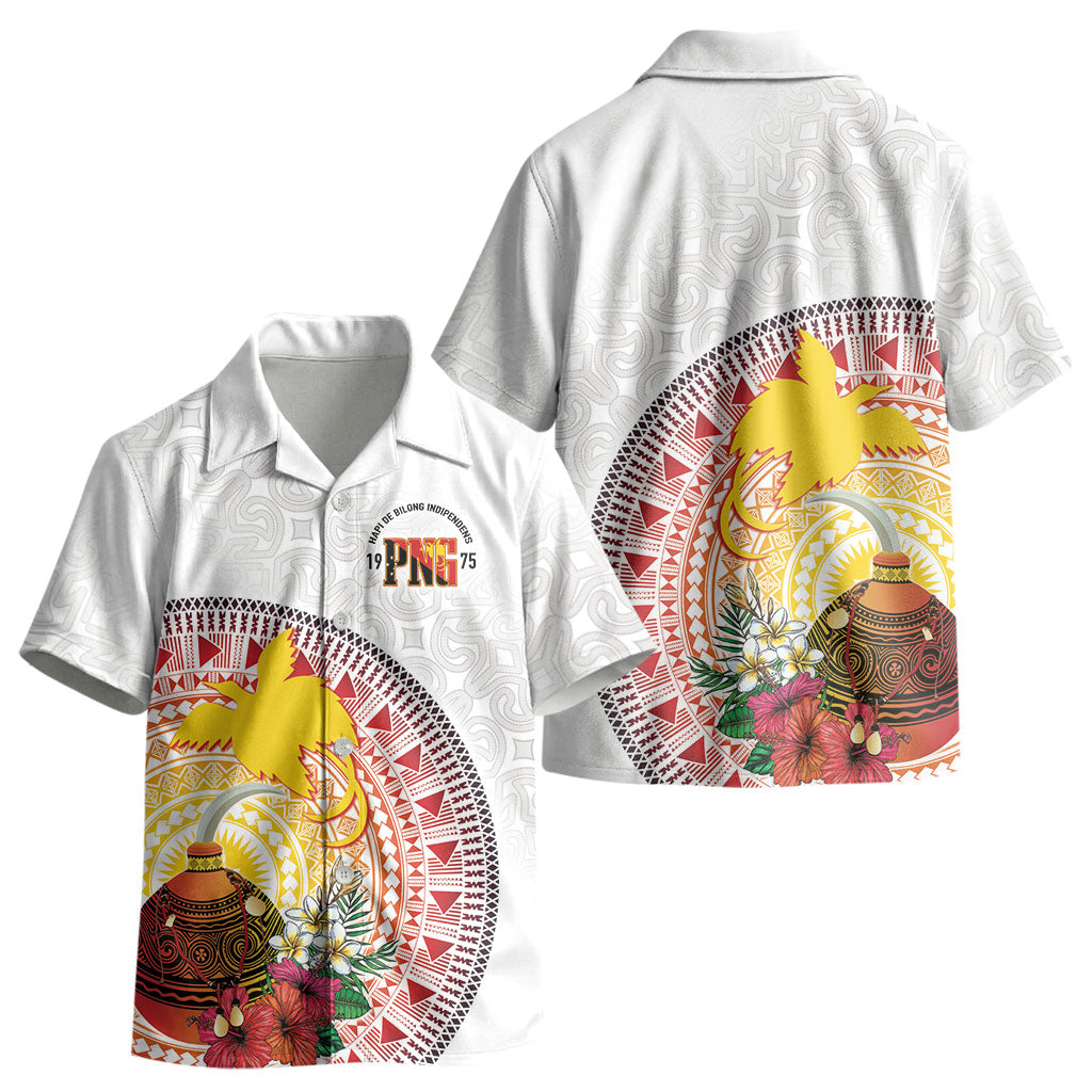 Hapi De Bilong Indipendens Papua New Guinea Kid Hawaiian Shirt PNG Lime Pot LT7 - Polynesian Pride