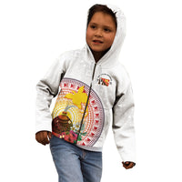 Hapi De Bilong Indipendens Papua New Guinea Kid Hoodie PNG Lime Pot