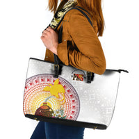 Hapi De Bilong Indipendens Papua New Guinea Leather Tote Bag PNG Lime Pot