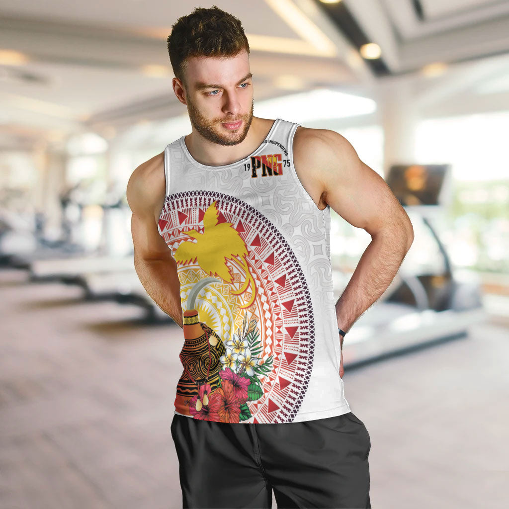Hapi De Bilong Indipendens Papua New Guinea Men Tank Top PNG Lime Pot