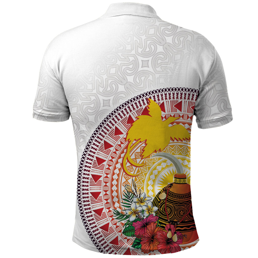Hapi De Bilong Indipendens Papua New Guinea Polo Shirt PNG Lime Pot