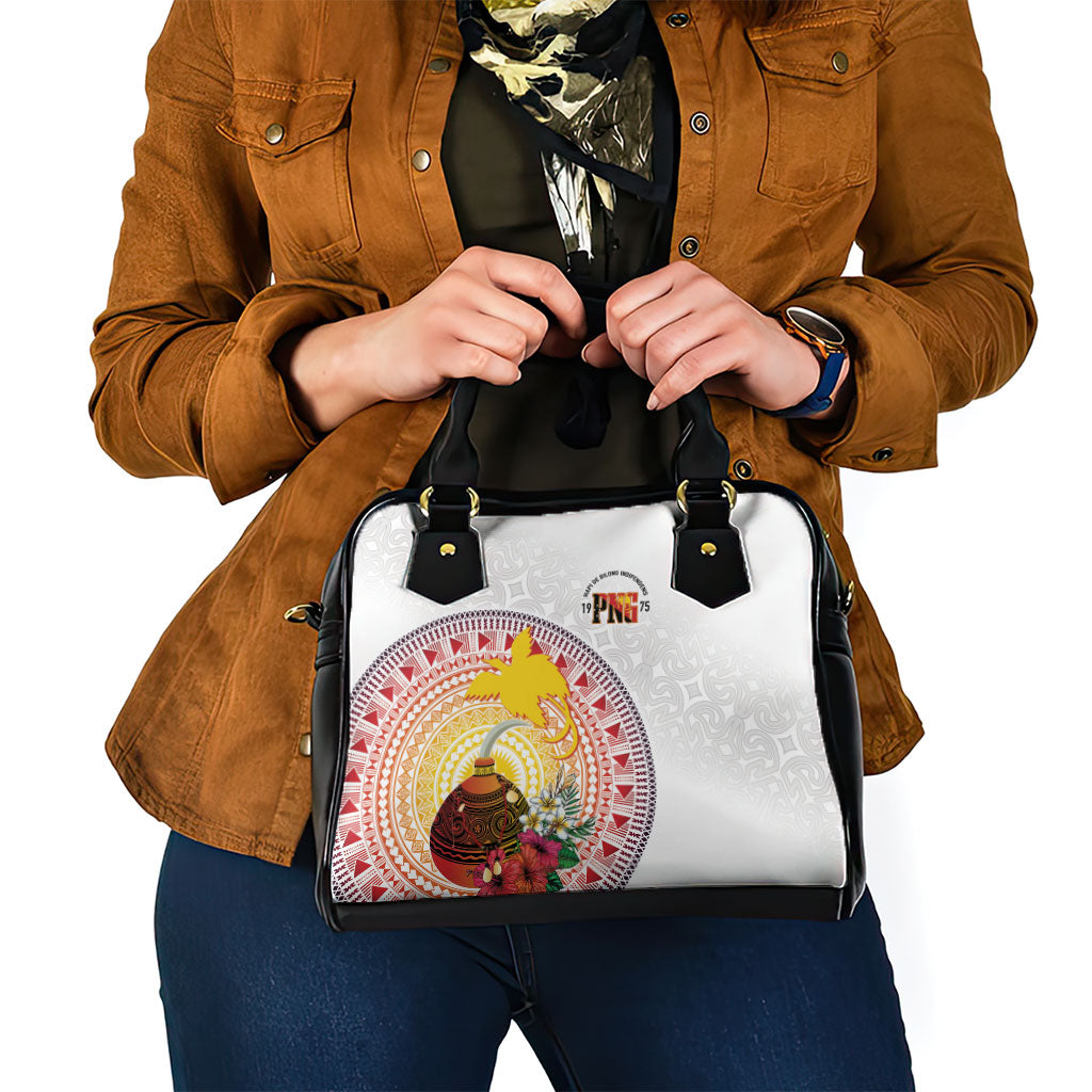Hapi De Bilong Indipendens Papua New Guinea Shoulder Handbag PNG Lime Pot
