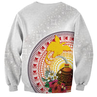 Hapi De Bilong Indipendens Papua New Guinea Sweatshirt PNG Lime Pot