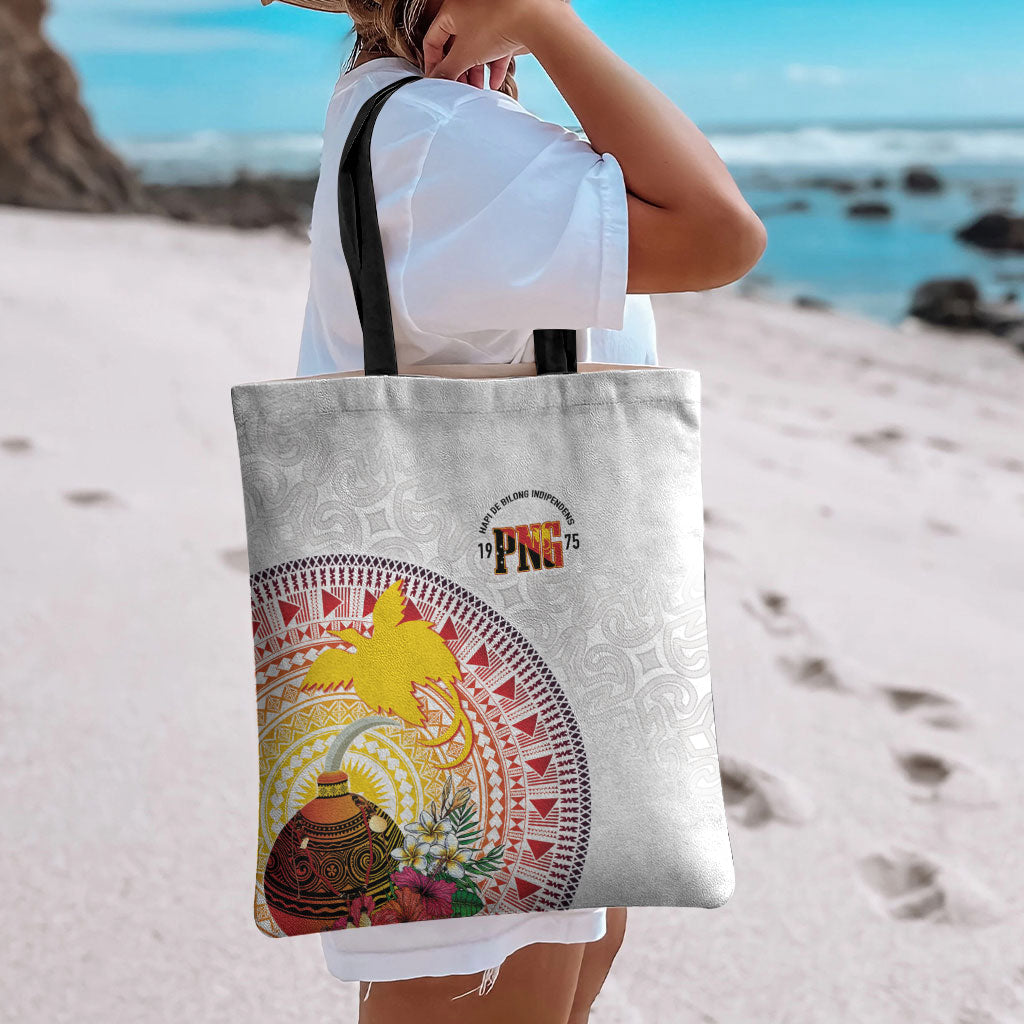 Hapi De Bilong Indipendens Papua New Guinea Tote Bag PNG Lime Pot