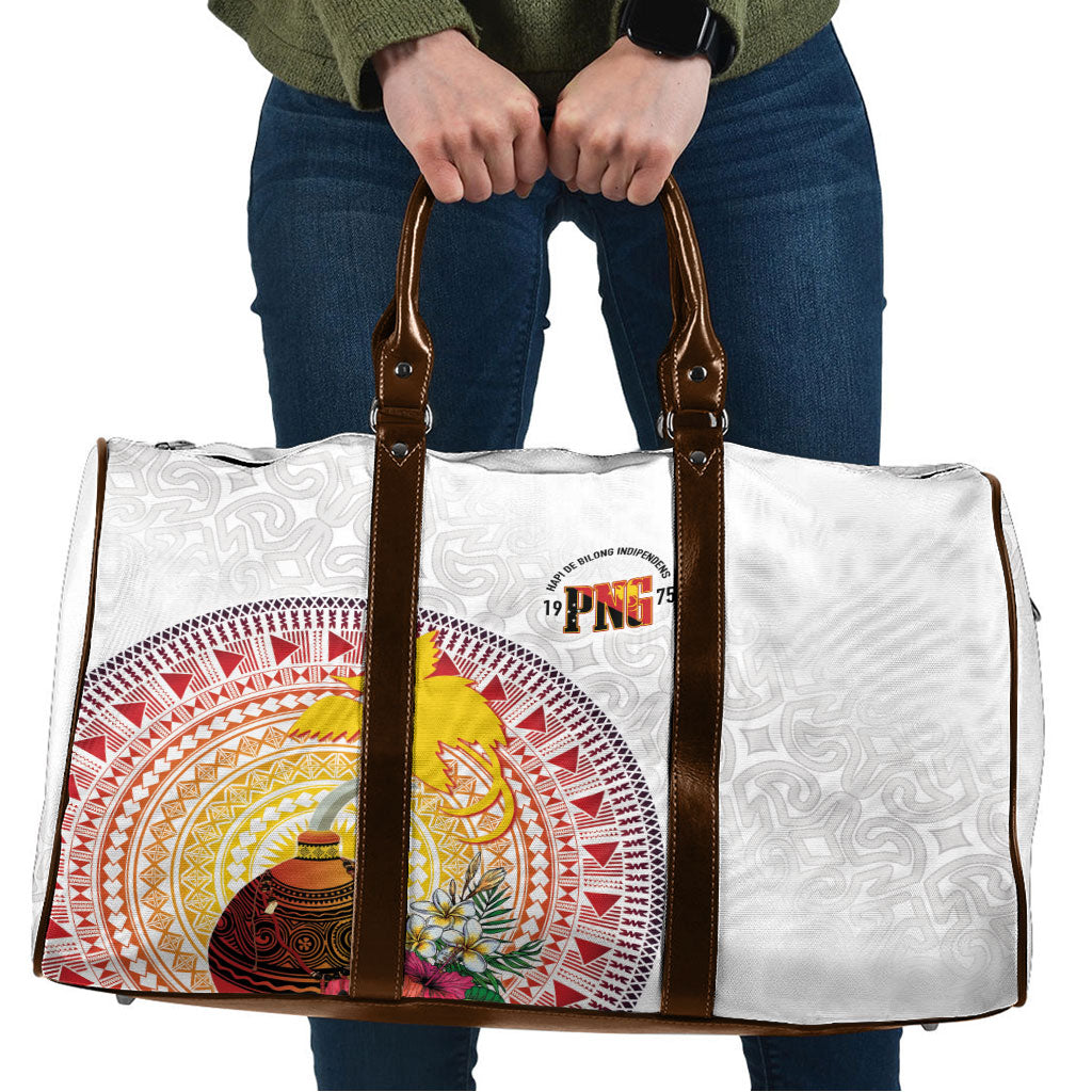 Hapi De Bilong Indipendens Papua New Guinea Travel Bag PNG Lime Pot