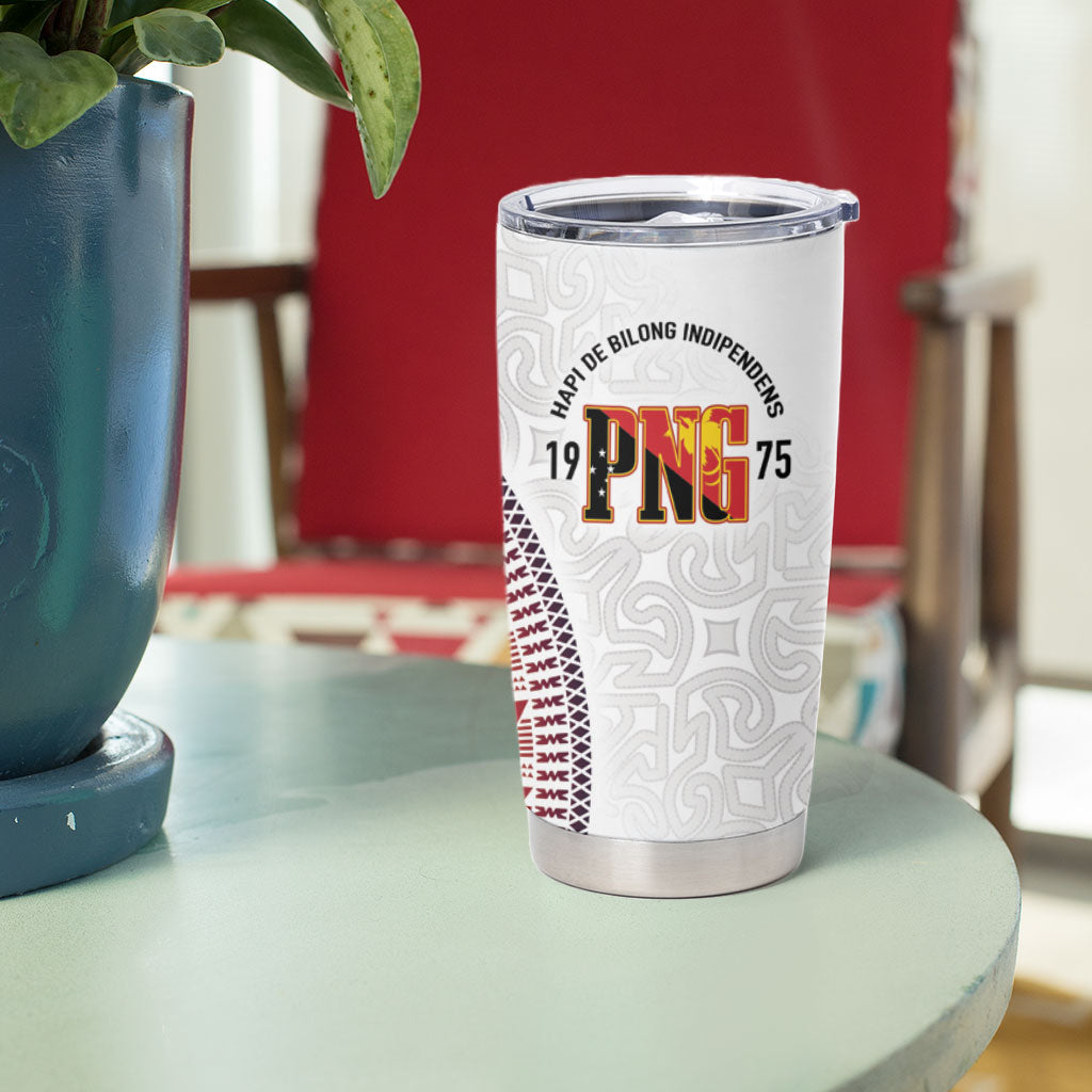 Hapi De Bilong Indipendens Papua New Guinea Tumbler Cup PNG Lime Pot