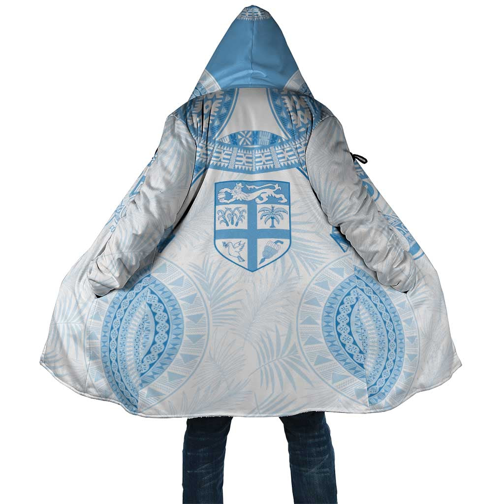 Bula Fiji Day 55th Anniversary Masi Tapa Cloak Emerald Jubilee - Turquoise - Polynesian Pride