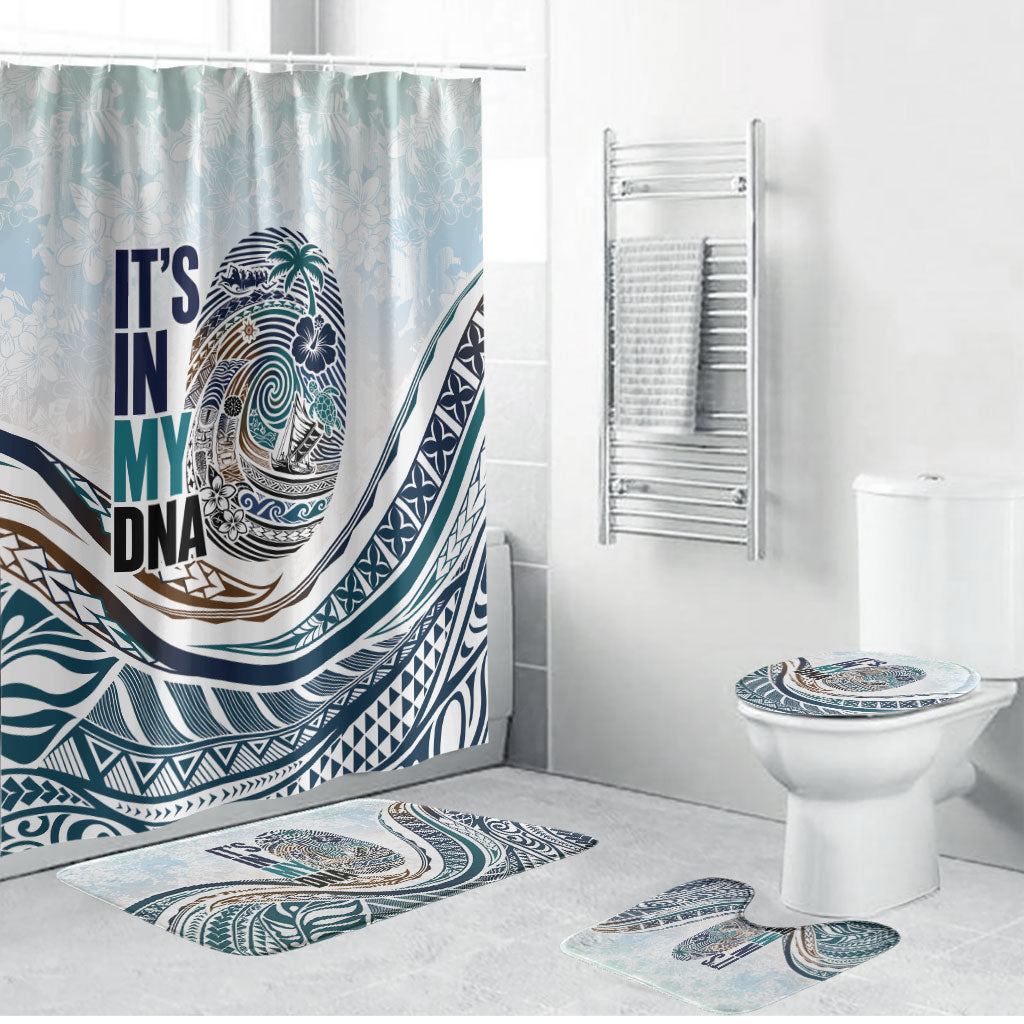Pasifika It's In My DNA Bathroom Set Islands Pride LT7 Bathroom Set (4 pcs) White - Polynesian Pride