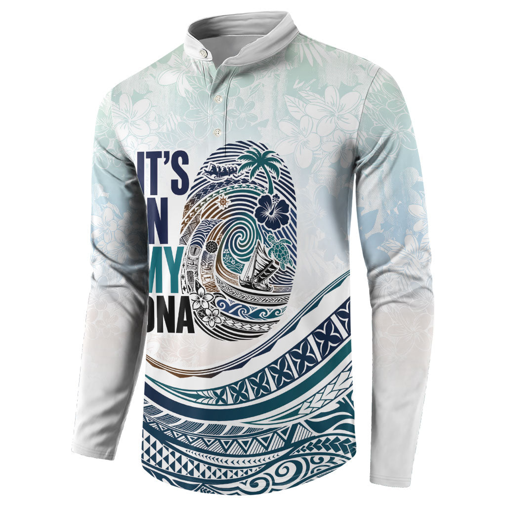 Pasifika It's In My DNA Button Sweatshirt Islands Pride LT7 - Polynesian Pride