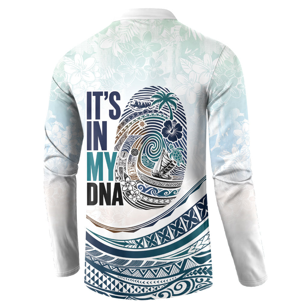 Pasifika It's In My DNA Button Sweatshirt Islands Pride LT7 - Polynesian Pride