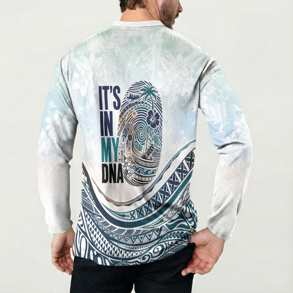 Pasifika It's In My DNA Button Sweatshirt Islands Pride LT7 - Polynesian Pride