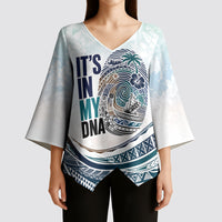 Pasifika It's In My DNA Kimono Sleeve Blouse Islands Pride LT7 - Polynesian Pride