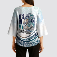 Pasifika It's In My DNA Kimono Sleeve Blouse Islands Pride LT7 - Polynesian Pride