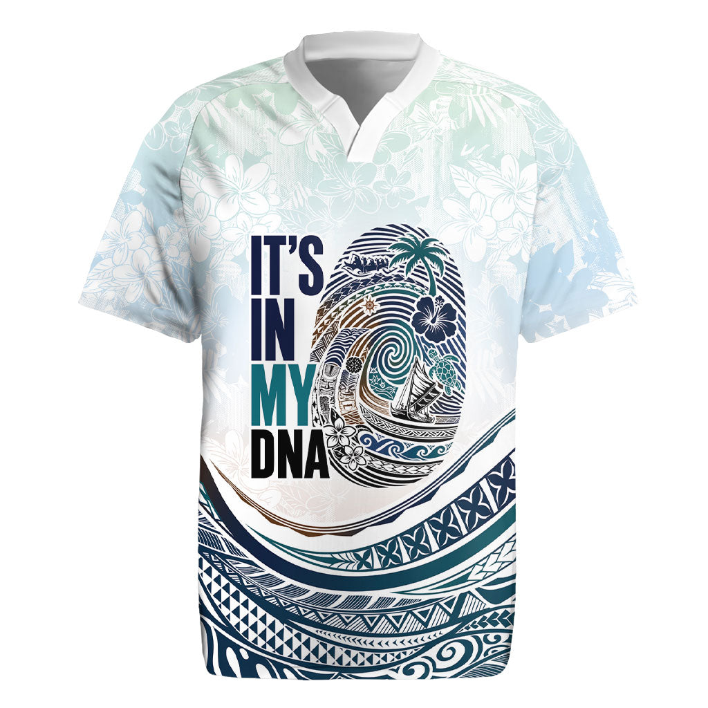 Pasifika It's In My DNA Rugby Jersey Islands Pride LT7 White - Polynesian Pride
