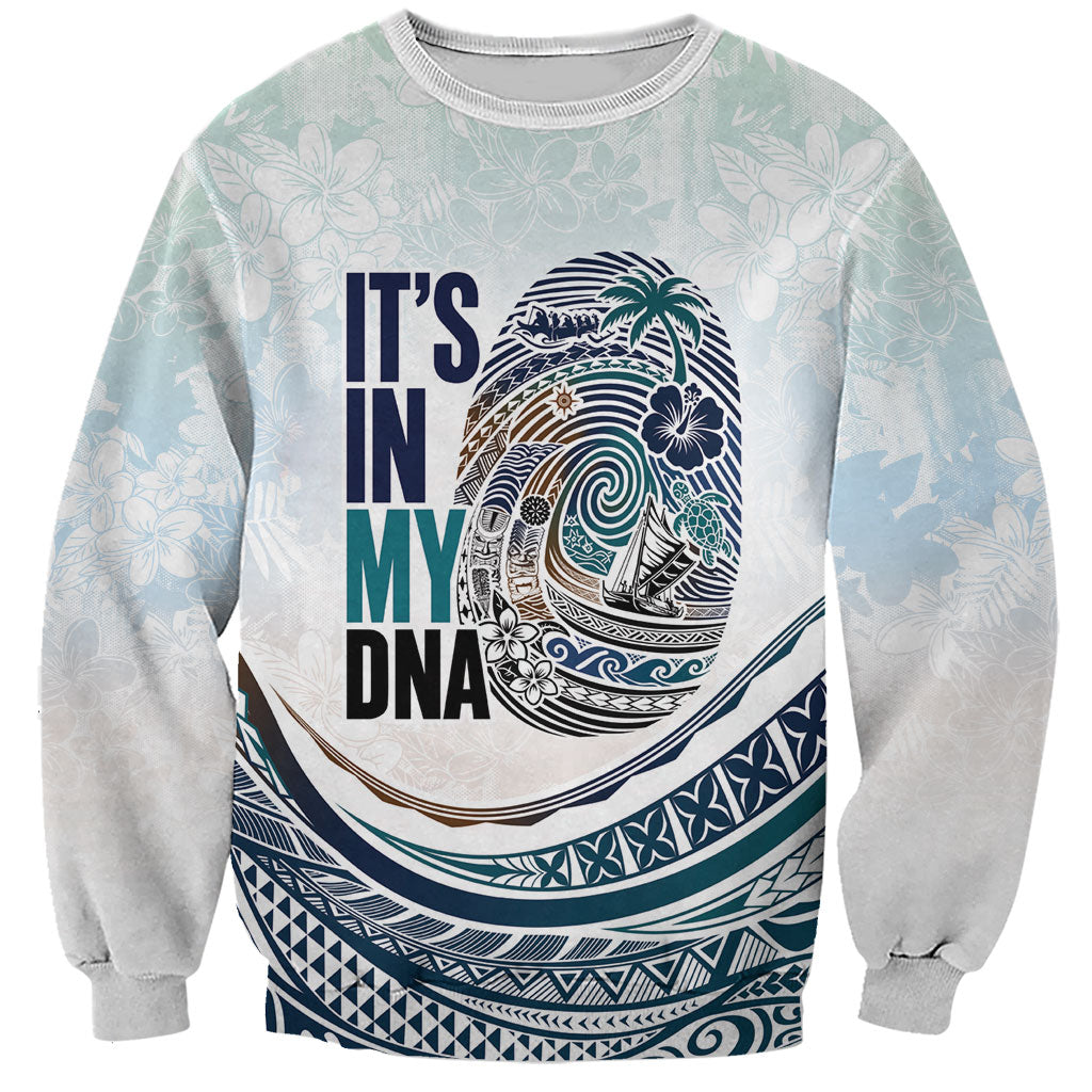 Pasifika It's In My DNA Sweatshirt Islands Pride LT7 Unisex White - Polynesian Pride