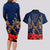 Anzac Day Aussie Mix Maori In Memories Couples Matching Long Sleeve Bodycon Dress and Hawaiian Shirt LT7 - Polynesian Pride