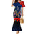 Anzac Day Aussie Mix Maori In Memories Mermaid Dress LT7 Women Blue - Polynesian Pride