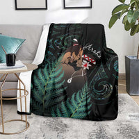 Maori Hongi Valentine Blanket Aroha Ahau Ki A Koe LT7 - Polynesian Pride