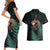 Maori Hongi Valentine Couples Matching Short Sleeve Bodycon Dress and Hawaiian Shirt Aroha Ahau Ki A Koe