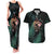 Maori Hongi Valentine Couples Matching Tank Maxi Dress and Hawaiian Shirt Aroha Ahau Ki A Koe