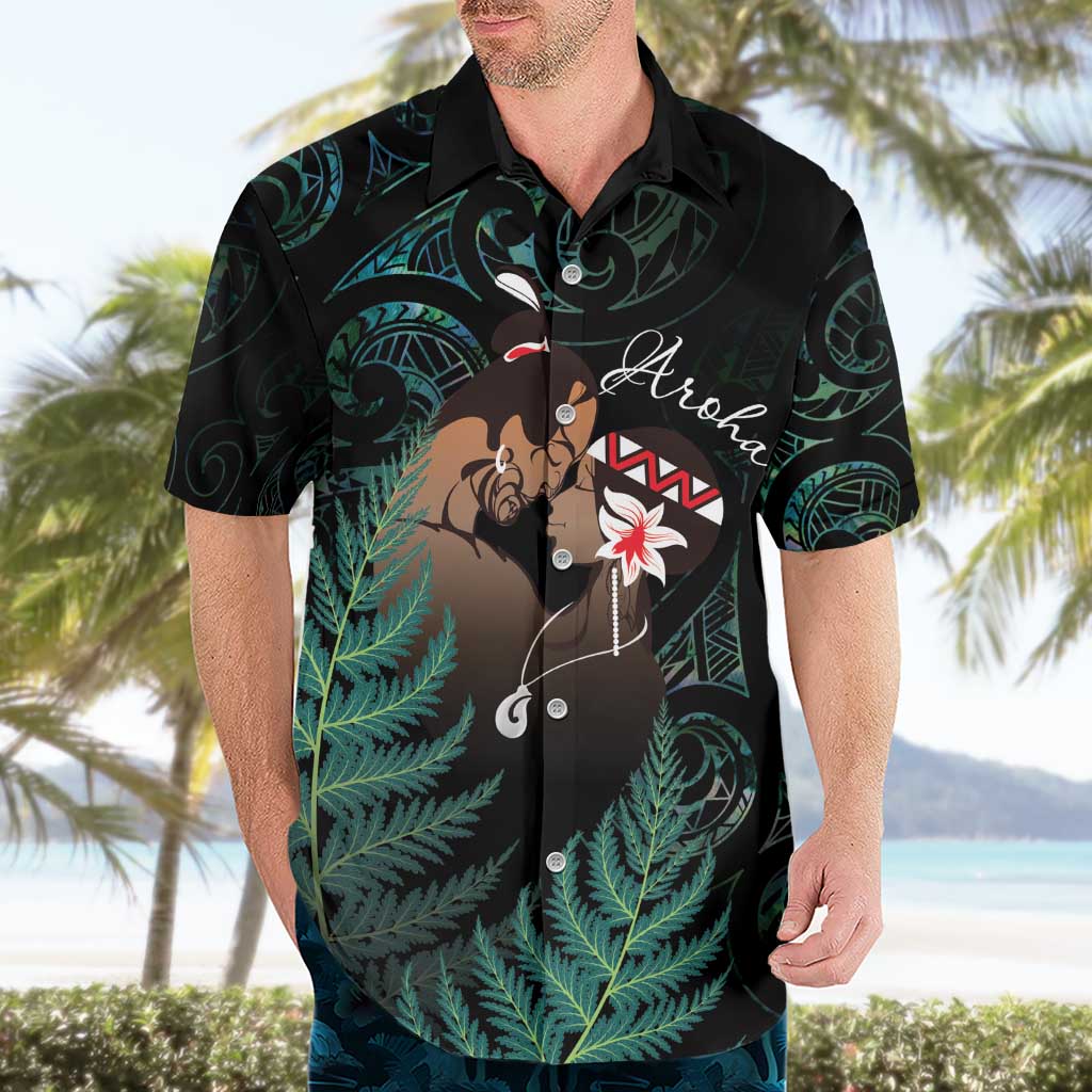 Maori Hongi Valentine Hawaiian Shirt Aroha Ahau Ki A Koe LT7 - Polynesian Pride