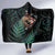 Maori Hongi Valentine Hooded Blanket Aroha Ahau Ki A Koe