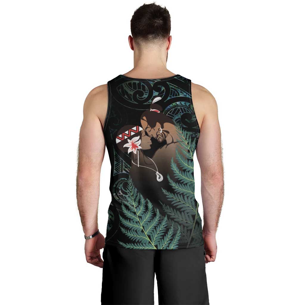 Maori Hongi Valentine Men Tank Top Aroha Ahau Ki A Koe LT7 - Polynesian Pride